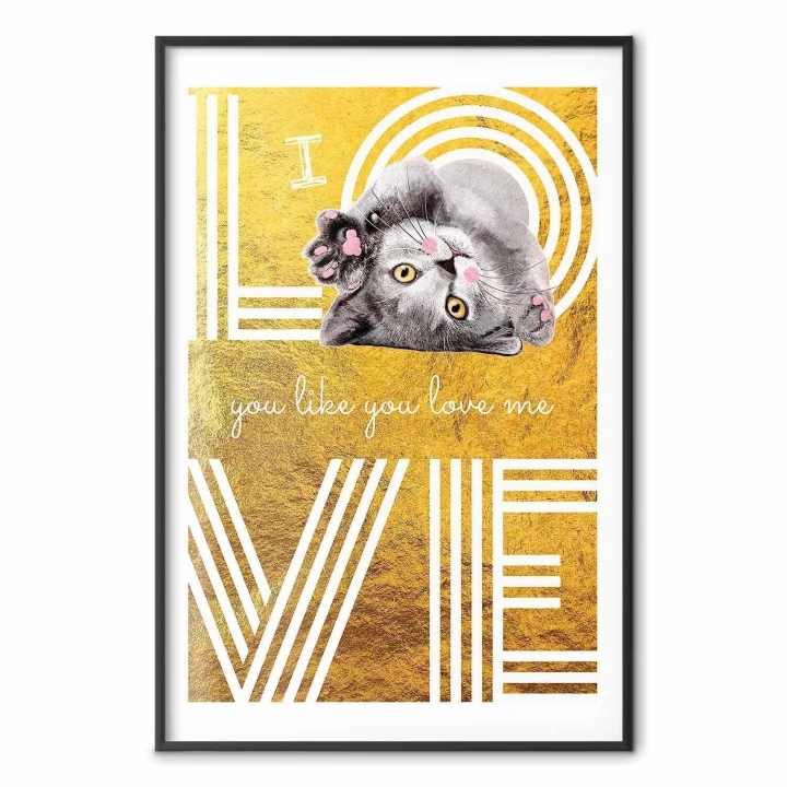 Plakat - I Love You like You Love Me