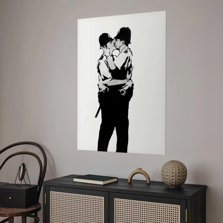 Plakat - Kissing Coppers