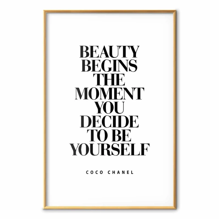 Plakat - Coco Chanel