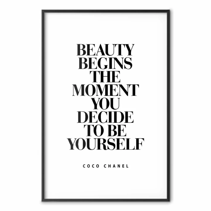 Plakat - Coco Chanel