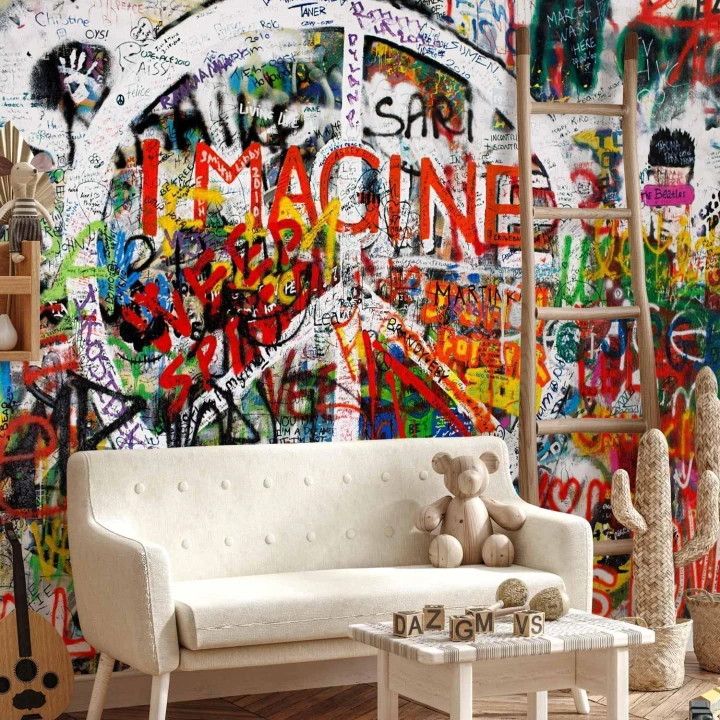 Fototapeta - Hippisowskie graffiti