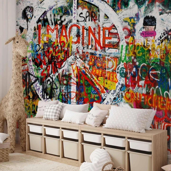 Fototapeta - Hippisowskie graffiti