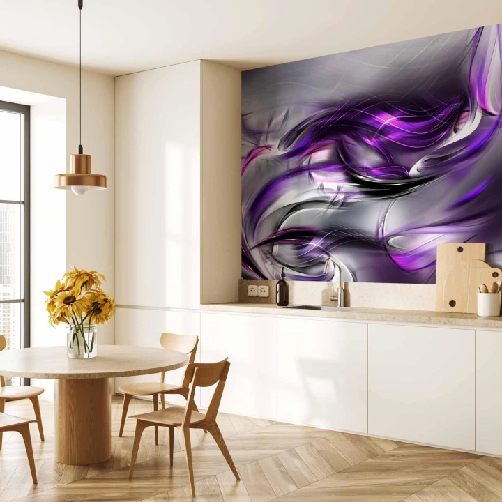 Fototapeta - Purpurowe zawirowania