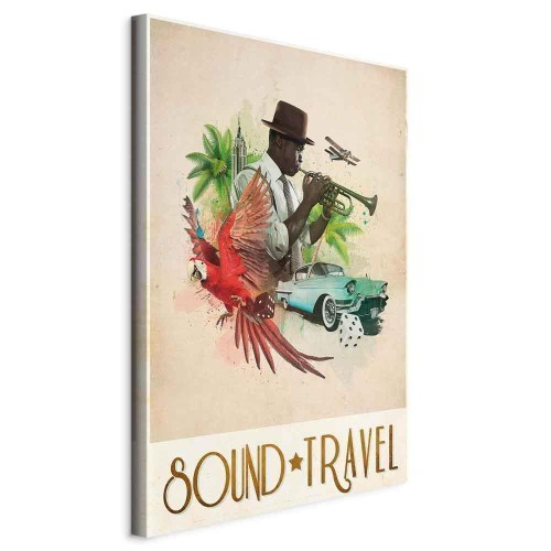 Obraz - Sound Travel (1-częściowy) pionowy