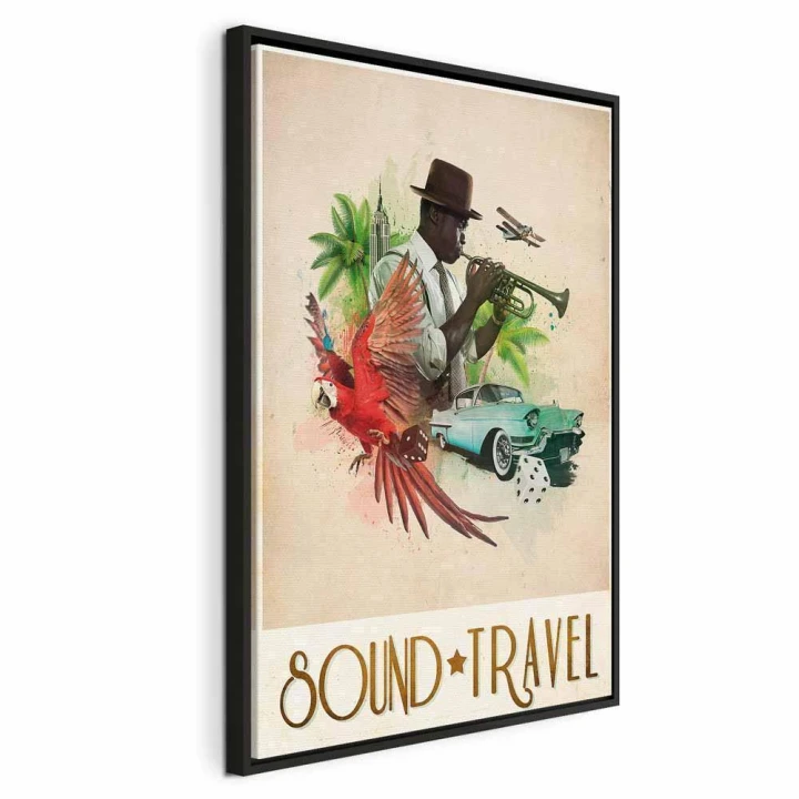 Obraz - Sound Travel (1-częściowy) pionowy