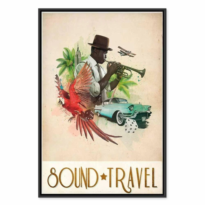 Obraz - Sound Travel (1-częściowy) pionowy