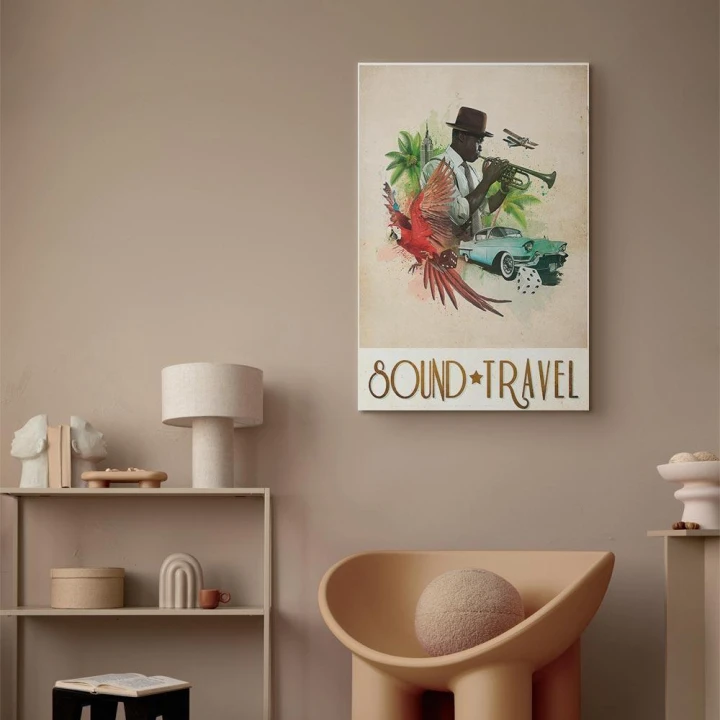 Obraz - Sound Travel (1-częściowy) pionowy