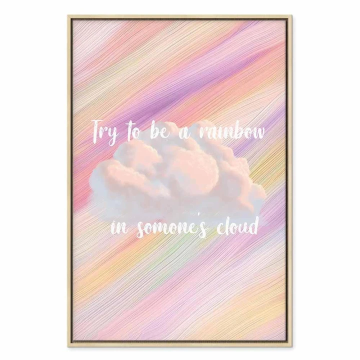 Obraz - Try to Be a Rainbow (1-częściowy) pionowy