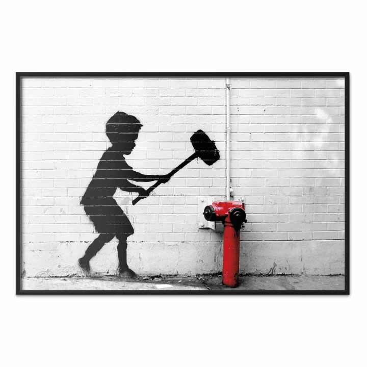 Plakat - Zniszczyć hydrant