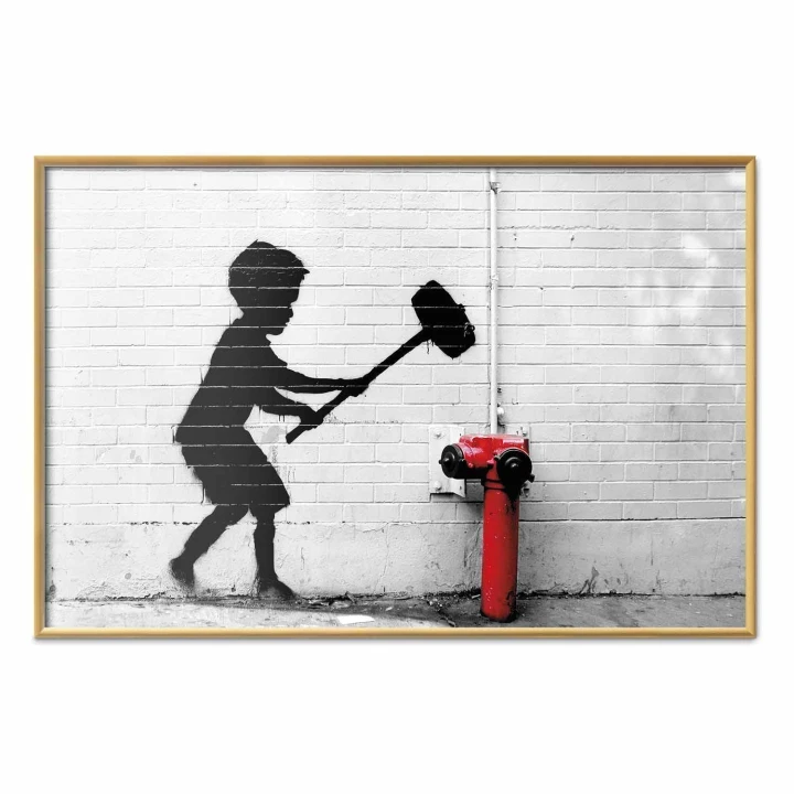 Plakat - Zniszczyć hydrant