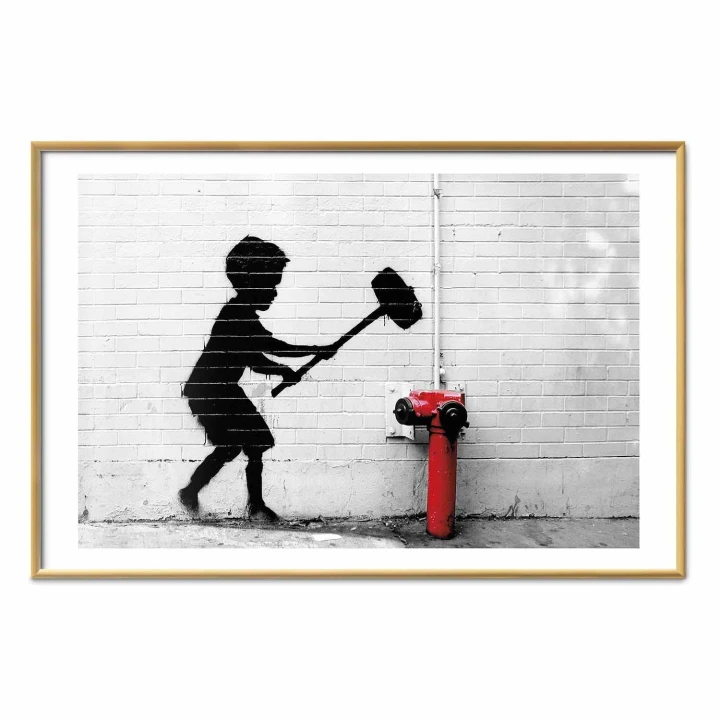 Plakat - Zniszczyć hydrant