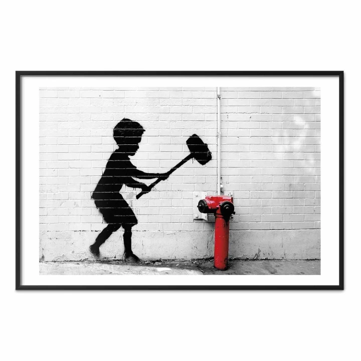 Plakat - Zniszczyć hydrant