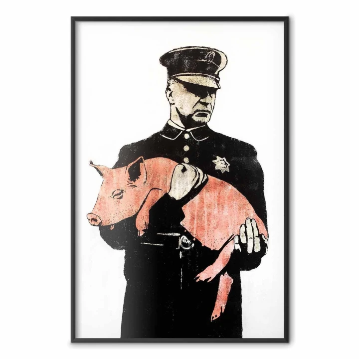 Plakat - Policyjna świnia