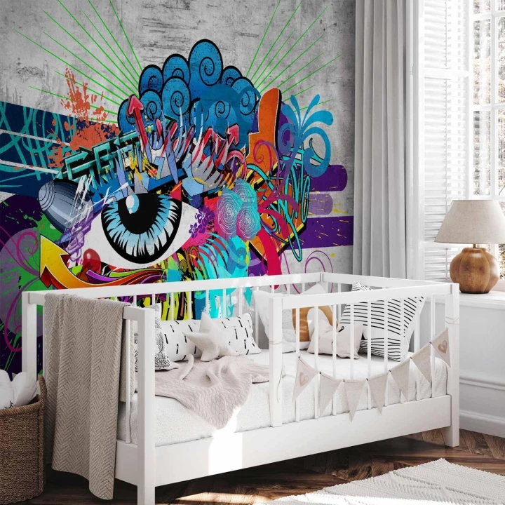 Fototapeta - Graffiti eye