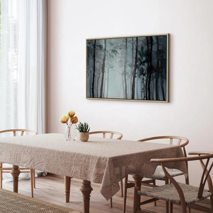 Obraz - Zamglony las (1-częściowy) szeroki
