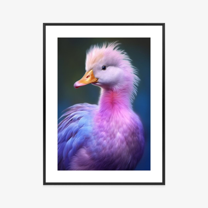 Plakat Mała Różowa Kaczka