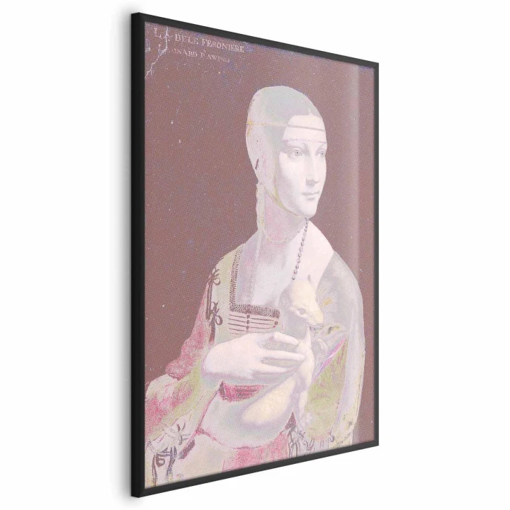 Plakat - Pastelowa dama