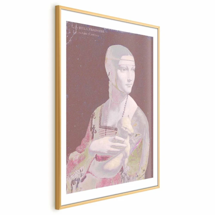 Plakat - Pastelowa dama