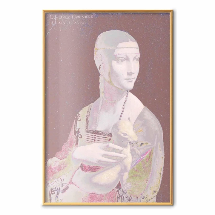 Plakat - Pastelowa dama