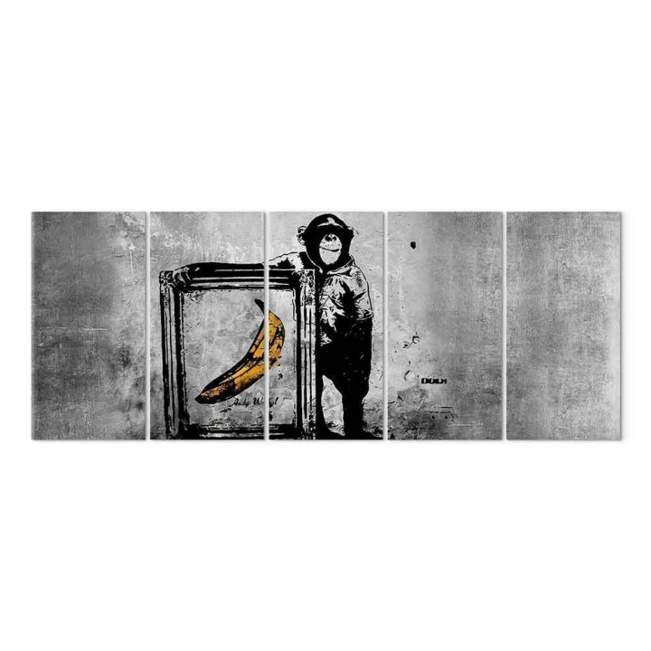Obraz - Banksy: Małpa z ramą