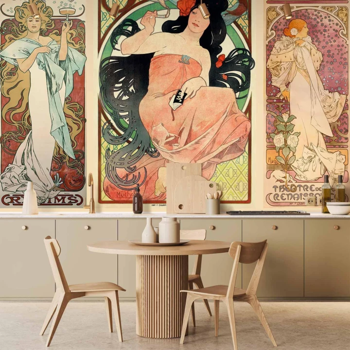 Fototapeta - Alphonse Mucha Kobiety