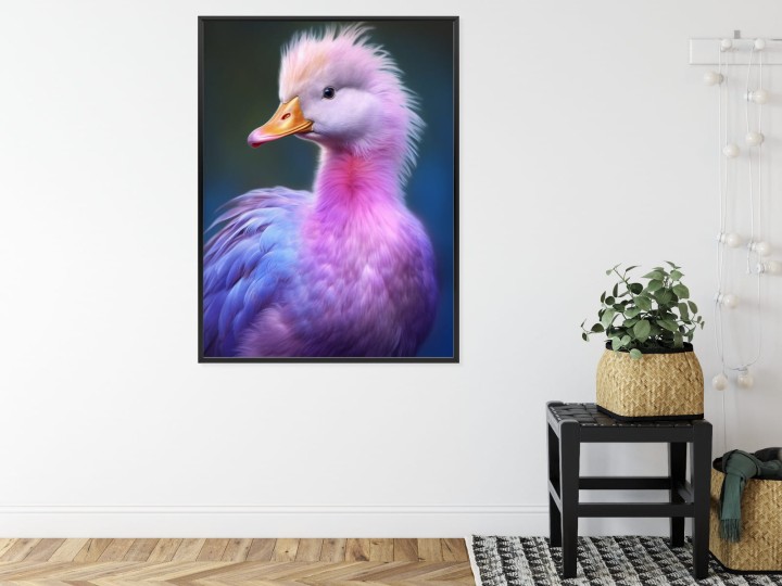 Plakat Mała Różowa Kaczka