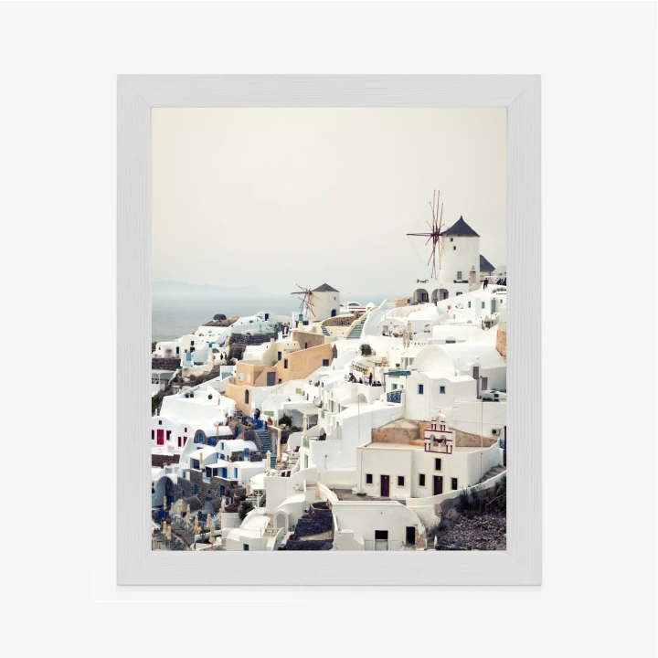 Plakat Widok Na Miasteczko Oia Na Santorini