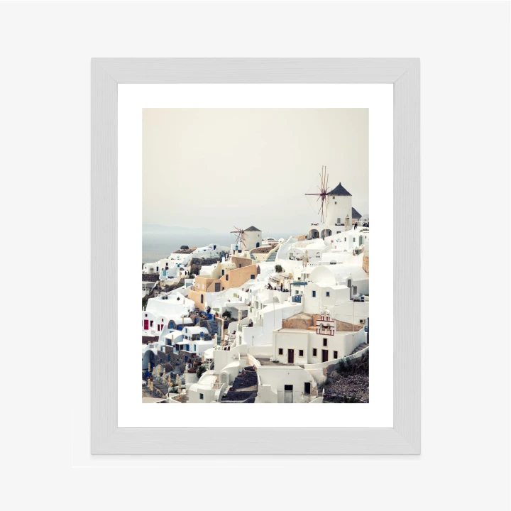 Plakat Widok Na Miasteczko Oia Na Santorini