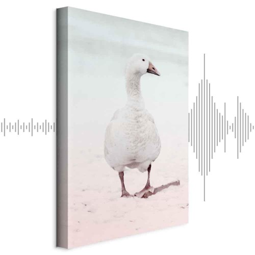 Obraz - Zimowa kaczuszka (1-częściowy) pionowy