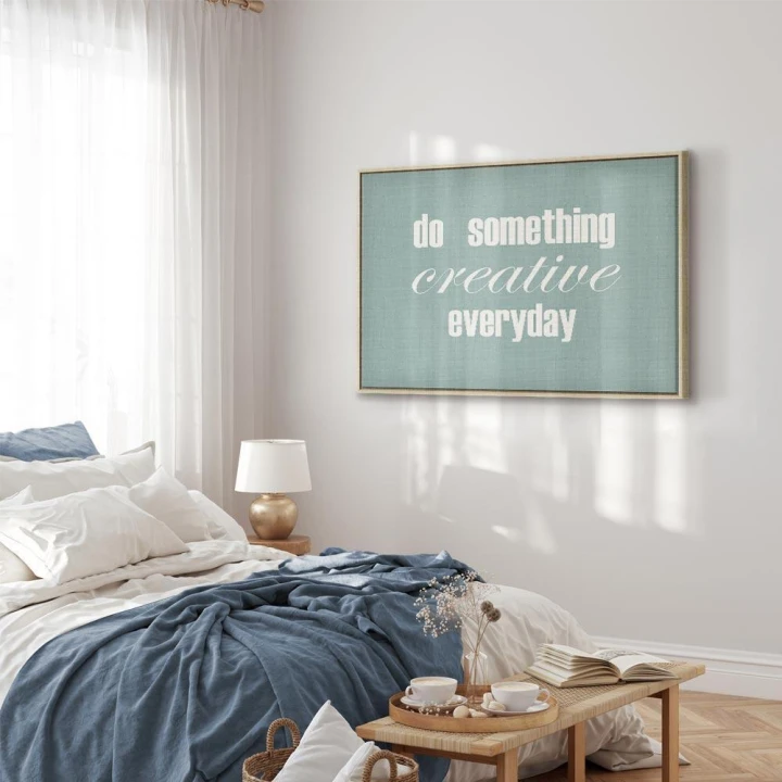 Obraz - Do Something Creative Everyday (1-częściowy) szeroki