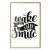 Plakat - Wake up and smile