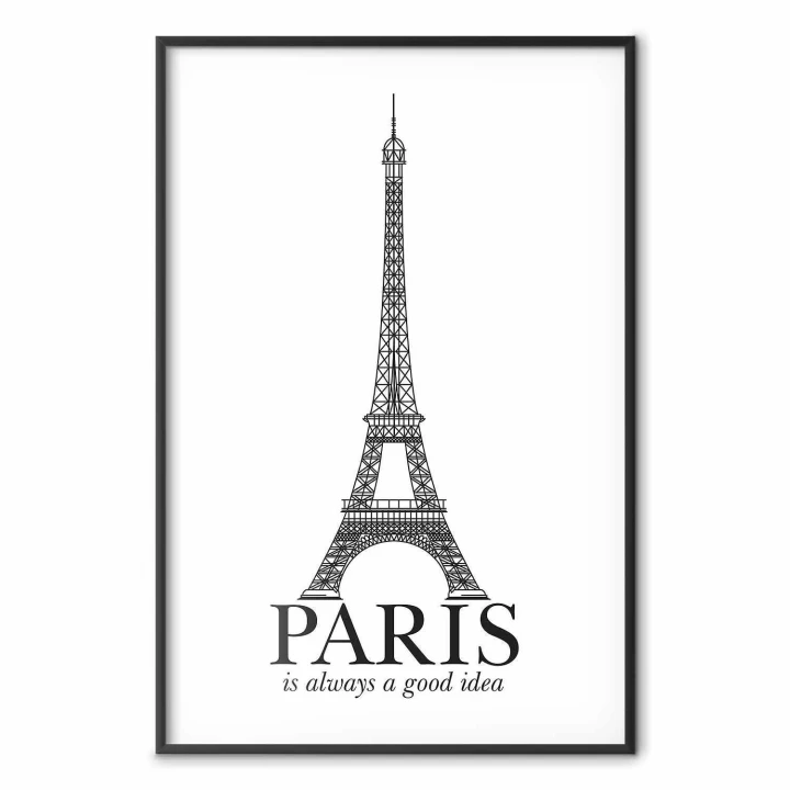 Plakat - Paris is always a good idea