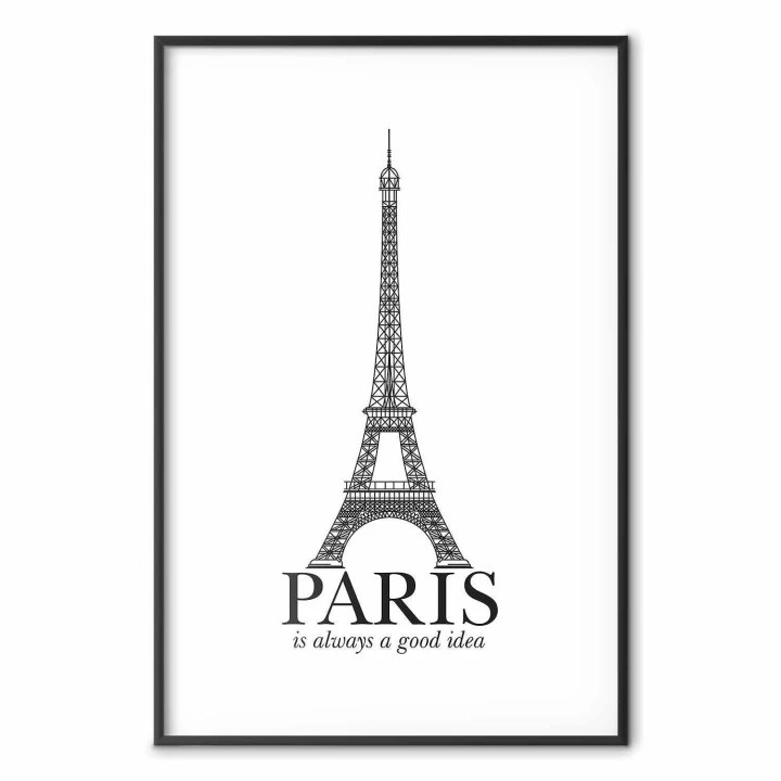 Plakat - Paris is always a good idea