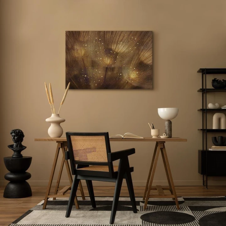 Obraz - Złote dmuchawce (1-częściowy) szeroki