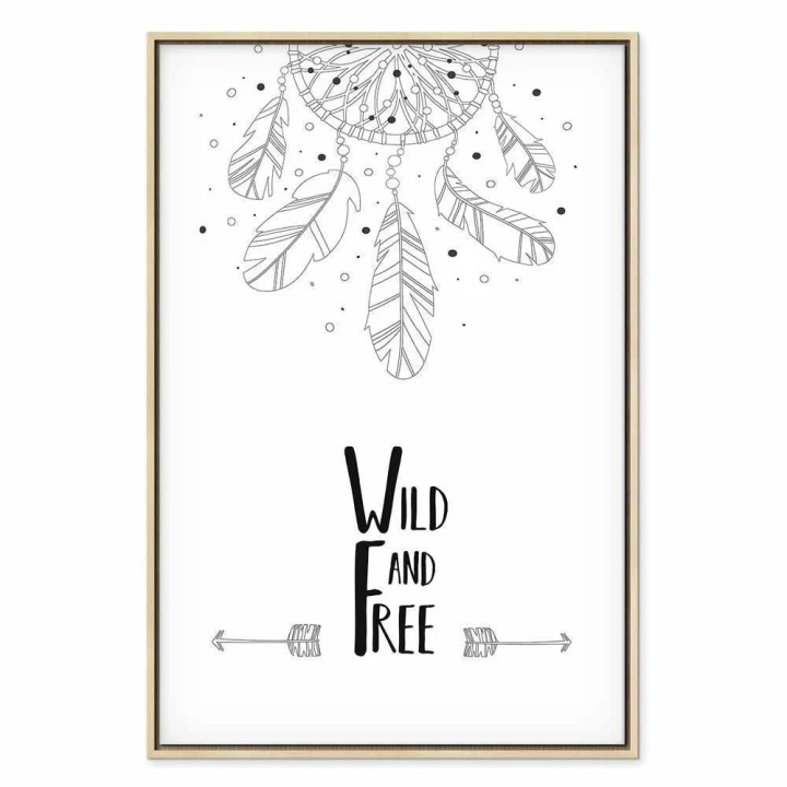 Obraz - Wild and Free (1-częściowy) pionowy