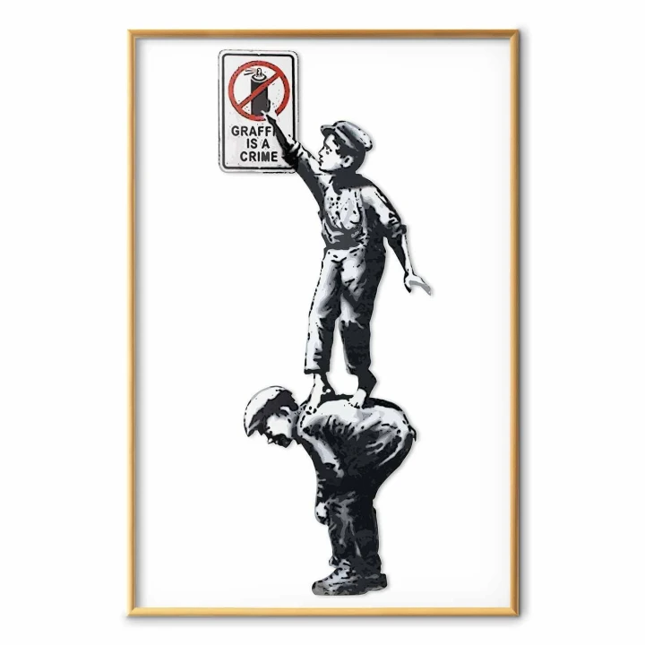 Plakat - Graffiti is a crime