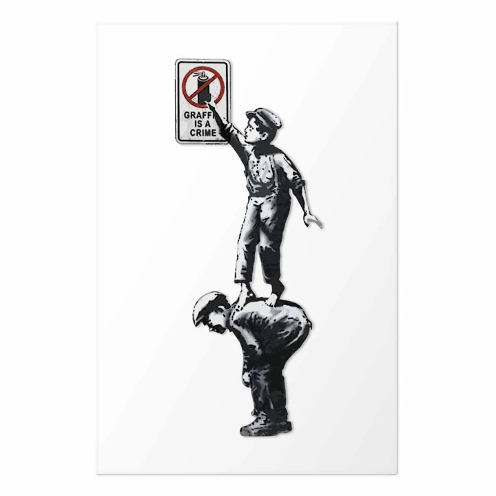 Plakat - Graffiti is a crime