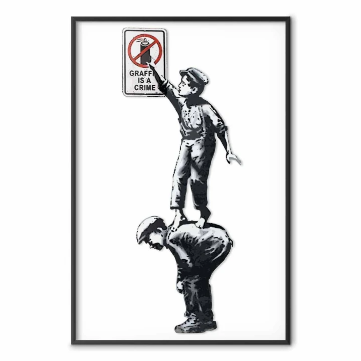 Plakat - Graffiti is a crime