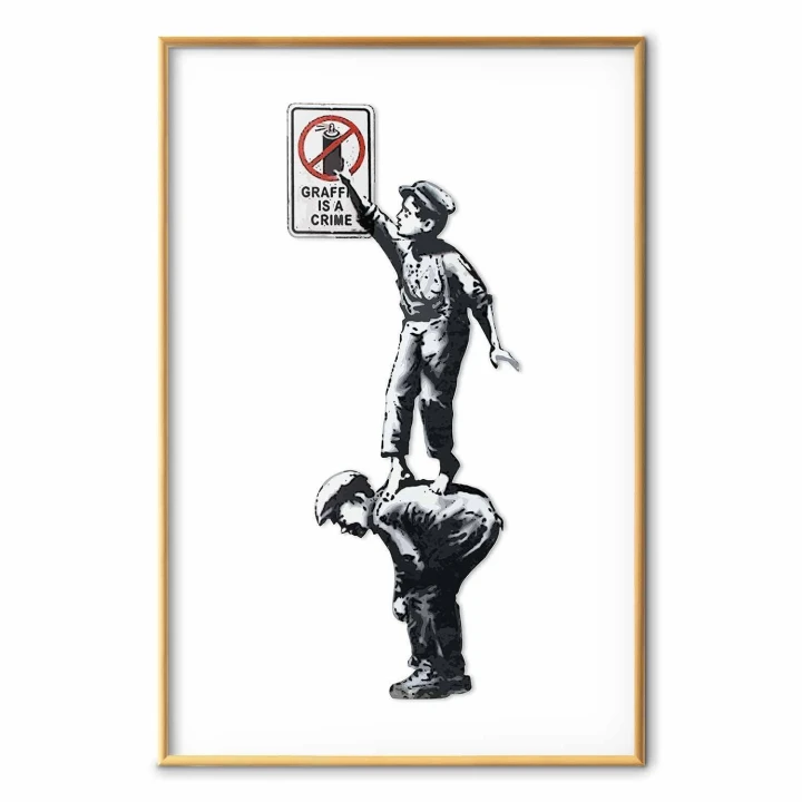 Plakat - Graffiti is a crime