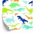 Tapeta Kolorowe Dinozaury, Pokój Dziecięcy