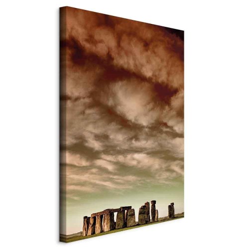Obraz - Chmury nad Stonehenge (1-częściowy) pionowy