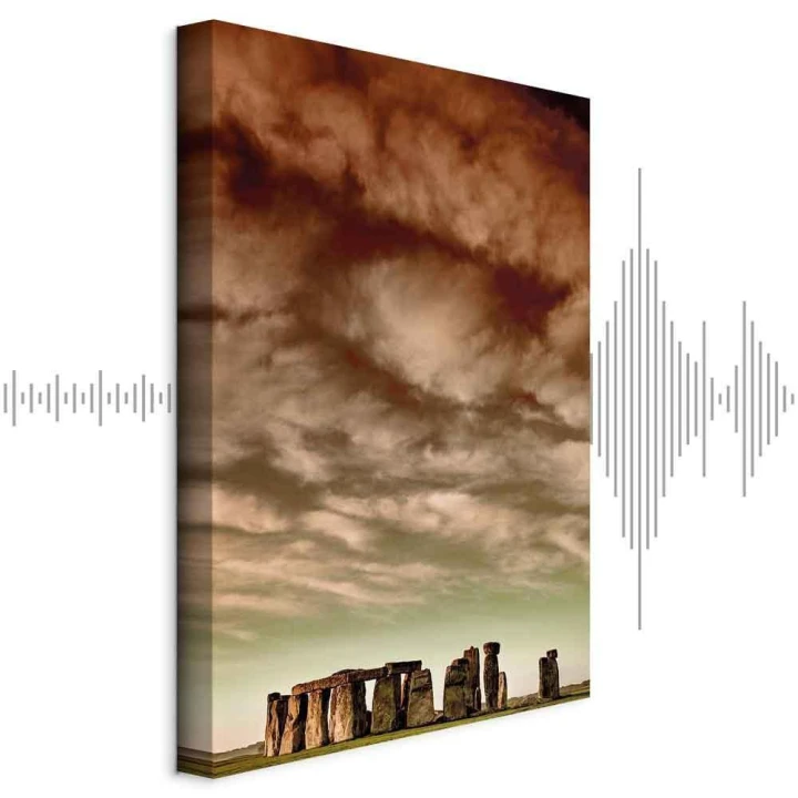 Obraz - Chmury nad Stonehenge (1-częściowy) pionowy