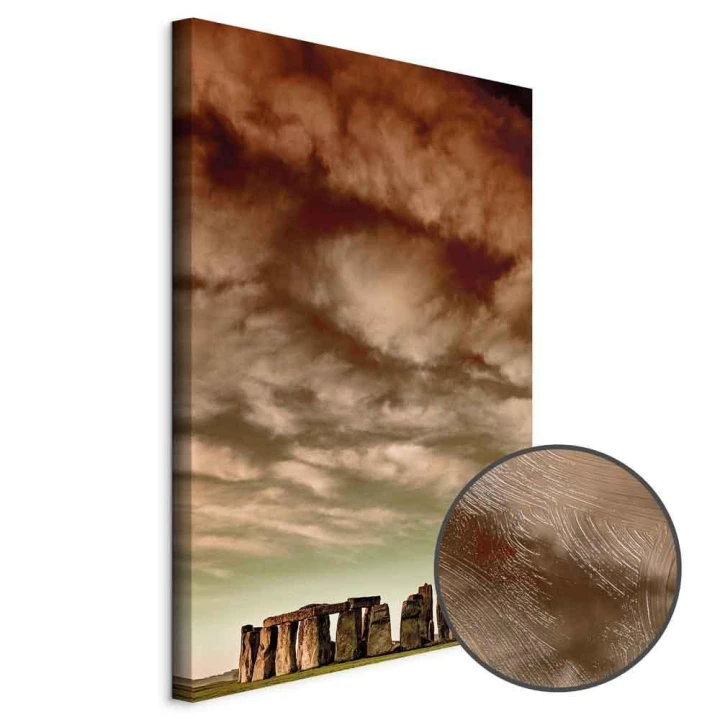 Obraz - Chmury nad Stonehenge (1-częściowy) pionowy