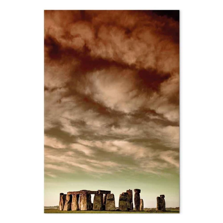 Obraz - Chmury nad Stonehenge (1-częściowy) pionowy