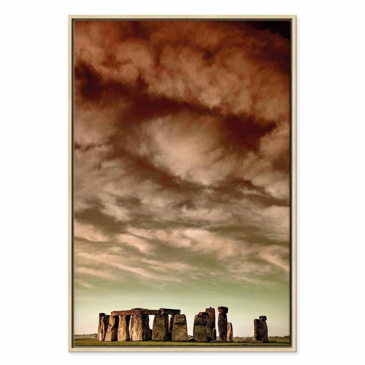 Obraz - Chmury nad Stonehenge (1-częściowy) pionowy