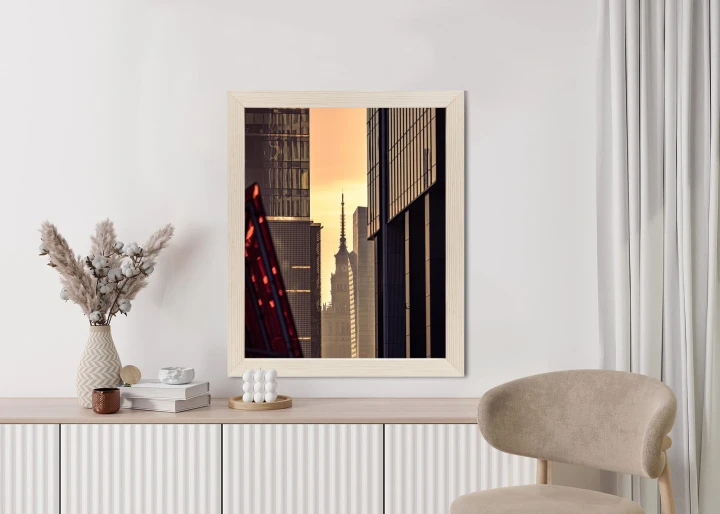 Plakat Widok Na Pałac Kultury O Poranku