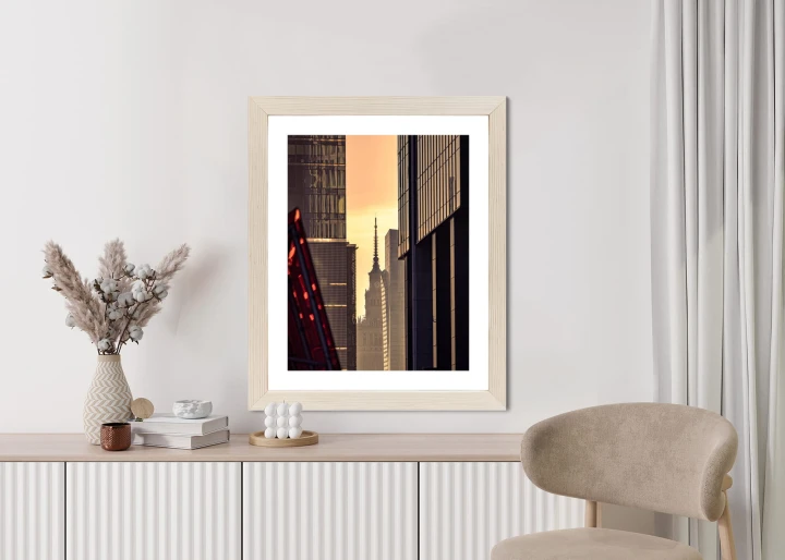 Plakat Widok Na Pałac Kultury O Poranku