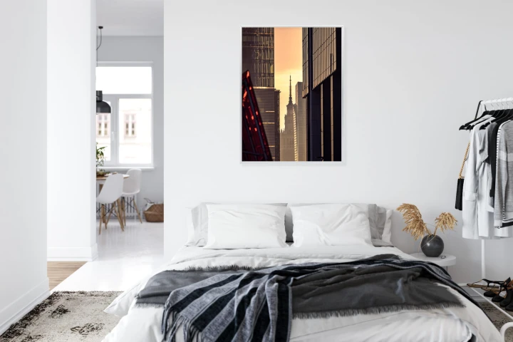 Plakat Widok Na Pałac Kultury O Poranku