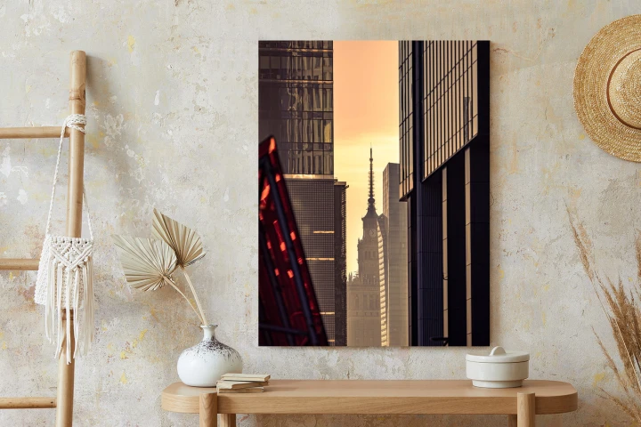 Plakat Widok Na Pałac Kultury O Poranku