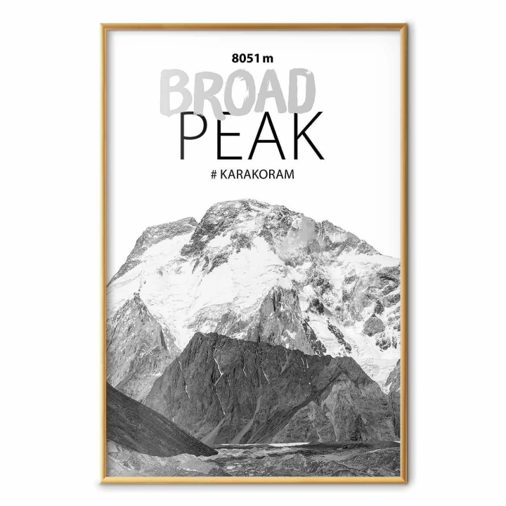 Plakat - Broad Peak